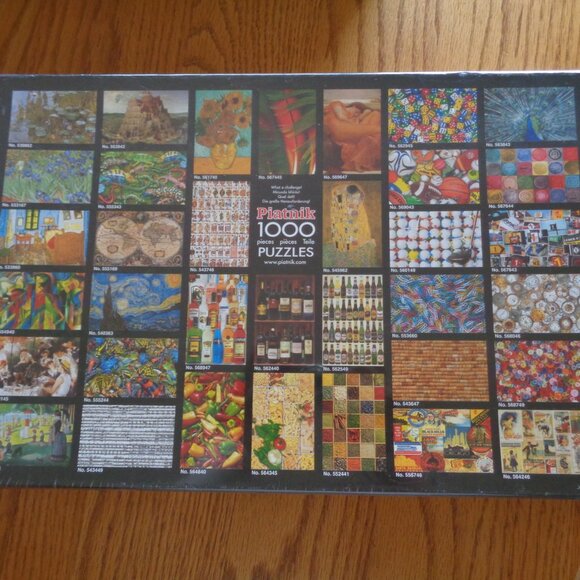 Piatnik Vincent Van Gogh Starry Night Jigsaw Puzzle Deluxe 1000 Piece 540363 NEW - Picture 4 of 5